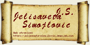 Jelisaveta Simojlović vizit kartica